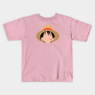 face d luffy face Kids T-Shirt